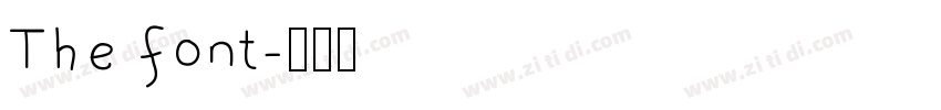 The font字体转换